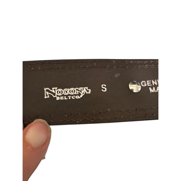 Nocona Belt Womens Embellished Tooled Leather Belt Size Small - Picture 4 of 7